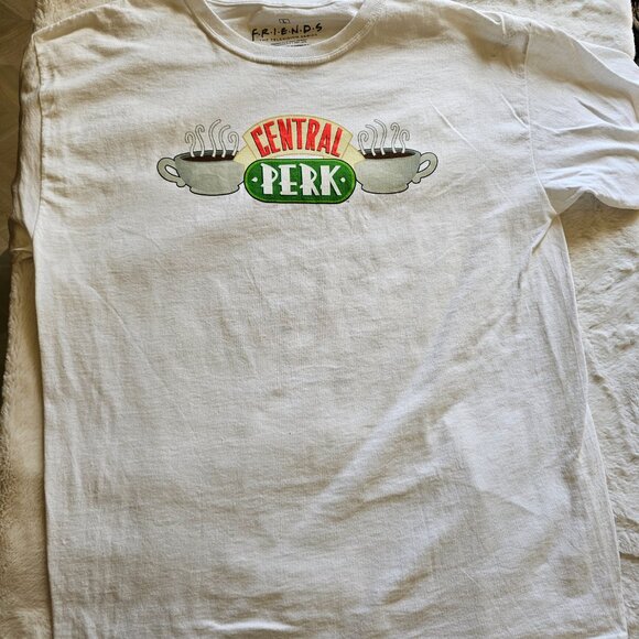 Friends Central Perk Graphic Tshirt, White, Large - Picture 2 of 4